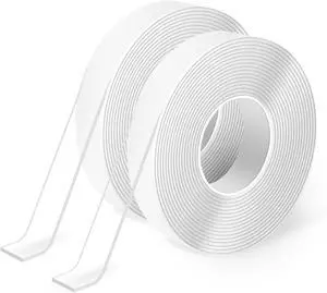 Art3d Nano Double-Sided Acrylic Foam Tape, 1/24" x 1/2" x 10', 2-Roll Pack Art3d Nano Double-Sided Acrylic Foam Tape, 1/24" x 1/2" x 10', 2-Roll Pack