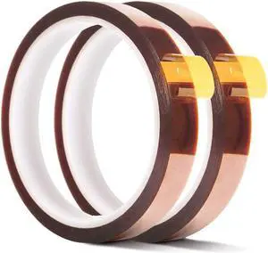 EQUTY BAYMERS 2 Rolls 13mm X 33m 108ft Heat Tape,Adhesive Heat Resistant/Transfer Tape, Heat Vinyl Thermal Sublimation Press Tape,No Residue,Electronics,Soldering,Protecting Circuit Board EQUTY BAYMERS 2 Rolls 13mm X 33m 108ft Heat Tape,Adhesive Heat Resistant/Transfer Tape, Heat Vinyl Thermal Sublimation Press Tape,No Residue,Electronics,Soldering,Protecting Circuit Board