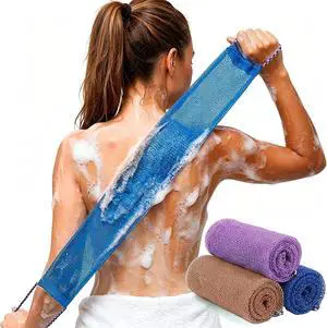 Dr.Pedi 3 Pieces African Net Sponge with Handles Long African Exfoliating Net Washcloth Bath Sponge Net Cloth Wash Net Body Back Scrubber for Shower Loofah Dr.Pedi 3 Pieces African Net Sponge with Handles Long African Exfoliating Net Washcloth Bath Sponge Net Cloth Wash Net Body Back Scrubber for Shower Loofah
