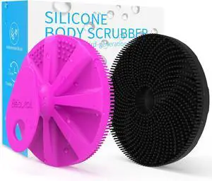 Silicone Body Scrubber, BEAUTAIL Gentle Exfoliating Brush for All Skin Type Silicone Body Scrubber, BEAUTAIL Gentle Exfoliating Brush for All Skin Type