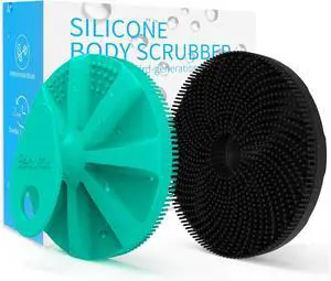 Silicone Body Scrubber, BEAUTAIL Gentle Exfoliating Brush for All Skin Type Silicone Body Scrubber, BEAUTAIL Gentle Exfoliating Brush for All Skin Type