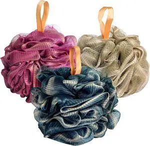 Fishent Bath Sponge Shower Loofahs 60g, 3 Pack Soft Net Body Scrubber, Durable Mesh Shower Pouf Bath Loofah Sponge Body Wash Puff for Women and Men Fishent Bath Sponge Shower Loofahs 60g, 3 Pack Soft Net Body Scrubber, Durable Mesh Shower Pouf Bath Loofah Sponge Body Wash Puff for Women and Men