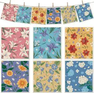 6 Pcs Swedish Paper Cloths for Kitchen, Reusable Paper Towels Washable 6 Pcs Swedish Paper Cloths for Kitchen, Reusable Paper Towels Washable