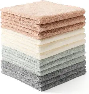 12 Pack Cleaning Cloth,Ultra Soft Absorbent Quick Drying Microfiber Cleaning rags,No scratches,Reusable,Washable,Lint Free Cleaning Towels for Kitchen,Window,Glass,car,11.8"×11.8",(Multicolor) 12 Pack Cleaning Cloth,Ultra Soft Absorbent Quick Drying Microfiber Cleaning rags,No scratches,Reusable,Washable,Lint Free Cleaning Towels for Kitchen,Window,Glass,car,11.8"×11.8",(Multicolor)