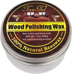 TooGet Wood Seasoning Beeswax Furniture Polish & Restoration Care Beeswax, Suit for Woods & Furniture, Bamboo, Wooden Surfaces, Wood Polish Protection - 7OZ TooGet Wood Seasoning Beeswax Furniture Polish & Restoration Care Beeswax, Suit for Woods & Furniture, Bamboo, Wooden Surfaces, Wood Polish Protection - 7OZ