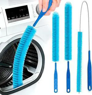Dryer Vent Cleaner Kit Lint Remover Brush Cleaning Tool Flexible Long Pipe Dryer Vent Cleaner Kit Lint Remover Brush Cleaning Tool Flexible Long Pipe