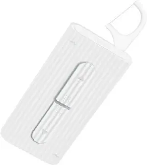 White Dental Floss Portable Case Dispenser Automatic 10 Picks Adult Flosses White Dental Floss Portable Case Dispenser Automatic 10 Picks Adult Flosses