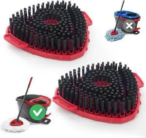 Scrub Brush Head for O-Cedar EasyWring 1-Tank Mop Brush, Stiff Bristle Scrub Brush Head for O-Cedar EasyWring 1-Tank Mop Brush, Stiff Bristle