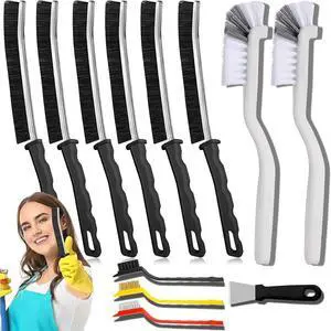 Crevice Cleaning Brush, Multi-Purpose Hard Bristle Brushes for Deep Cleaning Kitchen, Bathroom, Grout, Sink, Cup, Teapot, Bottle, Blender, Corners, Tight Spaces & More 12pcs Crevice Cleaning Brush, Multi-Purpose Hard Bristle Brushes for Deep Cleaning Kitchen, Bathroom, Grout, Sink, Cup, Teapot, Bottle, Blender, Corners, Tight Spaces & More 12pcs