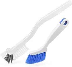 2 Pcs Cleaning Brush Small Scrub Brush for Cleaning Sink Bathroom Kitchen Edge Corner Grout Household Use with Handle 2 Pcs Cleaning Brush Small Scrub Brush for Cleaning Sink Bathroom Kitchen Edge Corner Grout Household Use with Handle