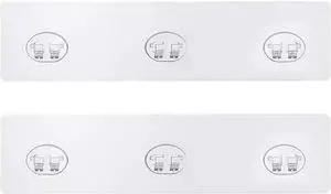 2pcs Shower Caddy Adhesive Replacement 2pcs Shower Caddy Adhesive Replacement