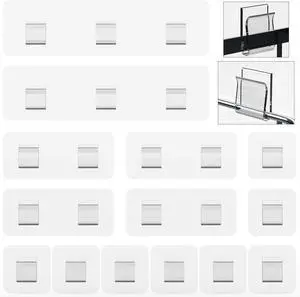 Shower Caddy Adhesive Replacement, Soap Holder, Sponge Holder and Kitchen Sink Rack (Transparent - 14 Packs) Shower Caddy Adhesive Replacement, Soap Holder, Sponge Holder and Kitchen Sink Rack (Transparent - 14 Packs)