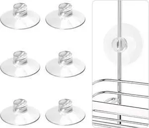 YeeBeny 6Pcs Shower Caddy Connectors to Smooth Surface Use YeeBeny 6Pcs Shower Caddy Connectors to Smooth Surface Use