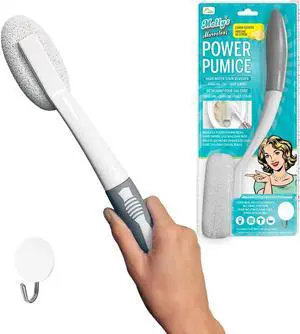 Molly's Marvelous Power Pumice Toilet Ring & Hard Water Stain Remover, Extra-Long Handle, Chemical-Free Cleaning for Bathroom Surfaces Molly's Marvelous Power Pumice Toilet Ring & Hard Water Stain Remover, Extra-Long Handle, Chemical-Free Cleaning for Bathroom Surfaces