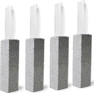 Pumice Stone Toilet Brush for Cleaning Toilet Bowl with Handle, Pumice Stick Pumice Scouring Pad for Cleaning, 4 Pack Pumice Stone Toilet Brush for Cleaning Toilet Bowl with Handle, Pumice Stick Pumice Scouring Pad for Cleaning, 4 Pack