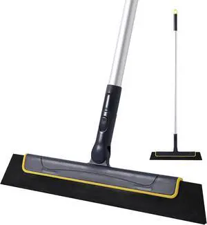 Yocada Floor Squeegee Broom EVA Foam Blade Aluminum Pole Yocada Floor Squeegee Broom EVA Foam Blade Aluminum Pole