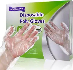 200 PCS Disposable Plastic Gloves, Food Grade Clear Gloves for Cooking, Food Handling, Cleaning & Kitchen Use - Textured Grip, One Size Fits All 200 PCS Disposable Plastic Gloves, Food Grade Clear Gloves for Cooking, Food Handling, Cleaning & Kitchen Use - Textured Grip, One Size Fits All