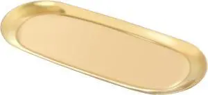 Gold Vanity Tray, Stainless Steel Brass Tray for Bathroom Counter Gold Vanity Tray, Stainless Steel Brass Tray for Bathroom Counter