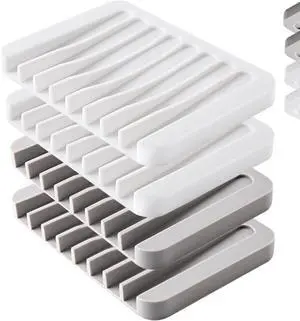 4PCS Self-Draining Silicone Bar Soap Dish and Holders for Shower 4PCS Self-Draining Silicone Bar Soap Dish and Holders for Shower