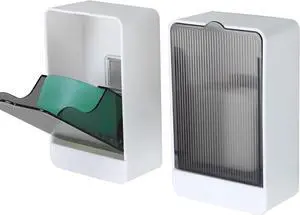 Bar Soap Holder Dish Shower 2 PCS Self Draining Soap Container with Lid, Wall Mounted Soap Box Tray for Bathroom Bathtub Sink, Waterproof White, Adhesive Include (White) Bar Soap Holder Dish Shower 2 PCS Self Draining Soap Container with Lid, Wall Mounted Soap Box Tray for Bathroom Bathtub Sink, Waterproof White, Adhesive Include (White)
