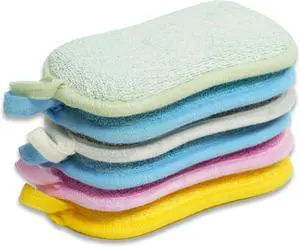 Dish Sponge Kitchen Sponges,Scrub Sponges,Double Sided Cleaning,Non Scratch,Ultra fine Fiber Wiping+Stainless Steel Wire to Remove Stubborn Stains,Durable Thickening (Large 6-Pack) Dish Sponge Kitchen Sponges,Scrub Sponges,Double Sided Cleaning,Non Scratch,Ultra fine Fiber Wiping+Stainless Steel Wire to Remove Stubborn Stains,Durable Thickening (Large 6-Pack)