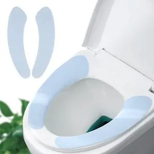 Thin and Warm Toilet Seat Cover Pad Self-Adhesive, Adjustable and Cut-to-Fit, Comfortable and Easy to Clean, Perfect for Home Bathrooms (Blue) Thin and Warm Toilet Seat Cover Pad Self-Adhesive, Adjustable and Cut-to-Fit, Comfortable and Easy to Clean, Perfect for Home Bathrooms (Blue)
