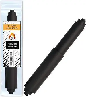 Black Toilet Paper Holder Spring Rod | Toilet Paper Roller Replacement | 6 Inch Toilet Paper Holder Replacement Rod | Durable Plastic Spindle Fits All Standard Tissue Rolls Black Toilet Paper Holder Spring Rod | Toilet Paper Roller Replacement | 6 Inch Toilet Paper Holder Replacement Rod | Durable Plastic Spindle Fits All Standard Tissue Rolls