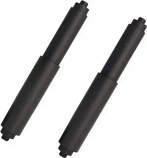 Toilet Paper Holder Roller 2pcs Black Color Plastic Toilet Tissue Flexible Holder Replacement Bathroom Plastic Spring Loaded Insert Spindle Toilet Paper Holder Roller 2pcs Black Color Plastic Toilet Tissue Flexible Holder Replacement Bathroom Plastic Spring Loaded Insert Spindle