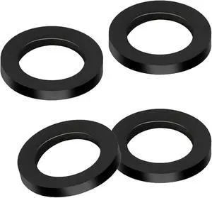 4 Pack Shower Head Gasket, 3/4" Rubber Washer for 1/2" Fixed Shower Head/Handheld Shower Hose Connector, Creates A Seal to Prevent Leakage 4 Pack Shower Head Gasket, 3/4" Rubber Washer for 1/2" Fixed Shower Head/Handheld Shower Hose Connector, Creates A Seal to Prevent Leakage