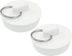 2 Pack Rubber Drain Stopper 1-1/2 Inch Bathtub Drain Plug 2 Pack Rubber Drain Stopper 1-1/2 Inch Bathtub Drain Plug