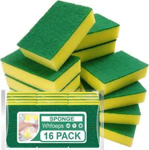 Sponges Kitchen 16 Count, Heavy Duty Scrub Sponges for Cleaning Sponges Kitchen 16 Count, Heavy Duty Scrub Sponges for Cleaning