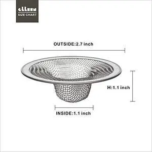 Sink Strainer,Drain Hair Catcher for Bathroom Bathtub Drains(2.75" / 1") Sink Strainer,Drain Hair Catcher for Bathroom Bathtub Drains(2.75" / 1")