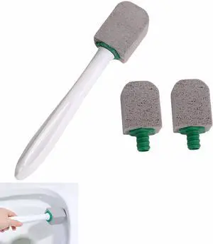 Pumice Stone Toilet Cleaning Kit with Long Handle - Effortless Hard Water Stain Remover for Toilets, Tubs & Tile - Includes 1 Handle + 3 Pumice Stones, Safe for Porcelain & Ceramic Surfaces Pumice Stone Toilet Cleaning Kit with Long Handle - Effortless Hard Water Stain Remover for Toilets, Tubs & Tile - Includes 1 Handle + 3 Pumice Stones, Safe for Porcelain & Ceramic Surfaces