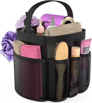 Mesh Shower Caddy Portable with 8 Upgraded Deeper Pockets,Hanging Caddy Dorm Basket, Quick Dry Shower Bag Mesh Shower Caddy Portable with 8 Upgraded Deeper Pockets,Hanging Caddy Dorm Basket, Quick Dry Shower Bag