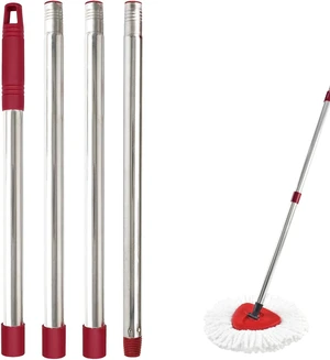 Mop Handle for Ocedar, Mop Handle for O Cedar, Spin Mop Replacement Handle for O Cedar, 4 Section 30" to 58" Mops Handles for Cedar Spin Mops & H2pro Flat Mop Mop Handle for Ocedar, Mop Handle for O Cedar, Spin Mop Replacement Handle for O Cedar, 4 Section 30" to 58" Mops Handles for Cedar Spin Mops & H2pro Flat Mop