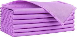 HOMEXCEL Glass Cleaning Cloths 6PK, Streak Free Towel for Windows, 14x16in HOMEXCEL Glass Cleaning Cloths 6PK, Streak Free Towel for Windows, 14x16in