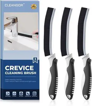 CLEANGOR Crevice Cleaning Brushes, Scrub Brushes for Hard to Reach Space CLEANGOR Crevice Cleaning Brushes, Scrub Brushes for Hard to Reach Space