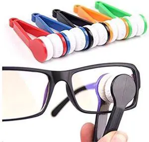 12 Pcs Mini Sun Glasses Eyeglass Microfiber Spectacles Cleaner Soft Brush Cleaning Tool Mini Microfiber Glasses Eyeglasses Cleaner Cleaning Clip (Random Color) 12 Pcs Mini Sun Glasses Eyeglass Microfiber Spectacles Cleaner Soft Brush Cleaning Tool Mini Microfiber Glasses Eyeglasses Cleaner Cleaning Clip (Random Color)