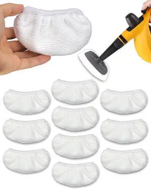 10 Pack Steam Cleaner Accessories, Universal Steam Cleaner Pads 10 Pack Steam Cleaner Accessories, Universal Steam Cleaner Pads