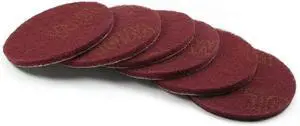Auniwaig 6pcs 5 Inch Scrubber Scouring Pads, Scuffing Disc Hoop and Loop Auniwaig 6pcs 5 Inch Scrubber Scouring Pads, Scuffing Disc Hoop and Loop