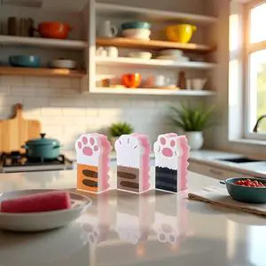 3Pcs Pink Random Style Cat Claw Design Kitchen Cleaning Sponges,Cute Household Cleaning Tool,Claw Design Non-Scratch Dishwashing Scrub Sponge Kitchen Cleaning Tool,Household Supplies 3Pcs Pink Random Style Cat Claw Design Kitchen Cleaning Sponges,Cute Household Cleaning Tool,Claw Design Non-Scratch Dishwashing Scrub Sponge Kitchen Cleaning Tool,Household Supplies