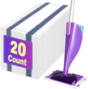 20 Pack Disposable Mop Pads Refill for Swiffer Wet Jet Spray Mop 20 Pack Disposable Mop Pads Refill for Swiffer Wet Jet Spray Mop