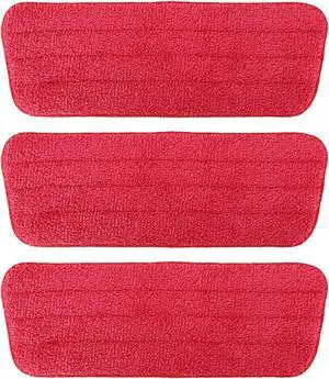 TreeLen 3 Packs Microfiber Mop Pads Spray Mop Replacement Heads Wet/Dry Floor Cleaning Refill Mop Pads Compatible with Rubbermaid Reveal,Swiffer PowerMop Refill,Libman TreeLen 3 Packs Microfiber Mop Pads Spray Mop Replacement Heads Wet/Dry Floor Cleaning Refill Mop Pads Compatible with Rubbermaid Reveal,Swiffer PowerMop Refill,Libman