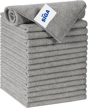 MR.SIGA Microfiber Cleaning Cloths, All Purpose Microfiber Towels, 15 Pack MR.SIGA Microfiber Cleaning Cloths, All Purpose Microfiber Towels, 15 Pack