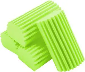 4 Pack Green Damp Duster Cleaning Sponge Brush Set 4 Pack Green Damp Duster Cleaning Sponge Brush Set