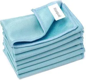 6 Pcs Glass Cleaning Cloth for Window Eyeglass Mirrors Stainless Steel 6 Pcs Glass Cleaning Cloth for Window Eyeglass Mirrors Stainless Steel