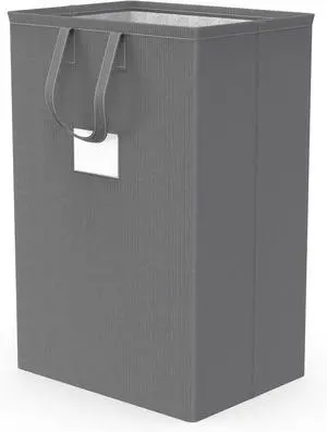 75L Large Laundry Hamper with Handles, Dirty Clothes Hamper for Bedroom Waterproof, Freestanding Tall Laundry Basket Waterproof, Hamper for Bedroom, Bathroom, Dorm, Toys Storage(Grey 75L Large Laundry Hamper with Handles, Dirty Clothes Hamper for Bedroom Waterproof, Freestanding Tall Laundry Basket Waterproof, Hamper for Bedroom, Bathroom, Dorm, Toys Storage(Grey