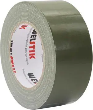 WELSTIK Professional Grade Army Green Tape Duct Tape, Waterproof Duct Cloth Fabric,Duct Tape for Photographers,Repairs, DIY, Crafts, Indoor Outdoor Use,2 Inch X 45 Yards, Olive Green WELSTIK Professional Grade Army Green Tape Duct Tape, Waterproof Duct Cloth Fabric,Duct Tape for Photographers,Repairs, DIY, Crafts, Indoor Outdoor Use,2 Inch X 45 Yards, Olive Green