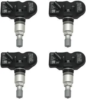 Tire pressure sensor 5Q0907275BP4, silver, with power supply. Tire pressure sensor 5Q0907275BP4, silver, with power supply.