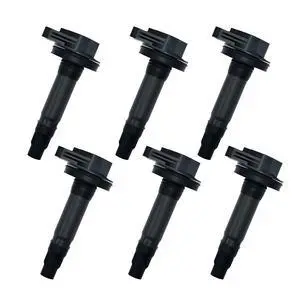 Ignition coil, black, pack of 6, 7T4E-12A375-ED, general merchandise. Ignition coil, black, pack of 6, 7T4E-12A375-ED, general merchandise.